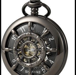 New ships wheel boat wheel captain's wheel pocket watch